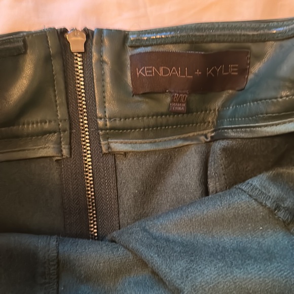 Kendall + Kylie Cobain Strapless Faux Leather Mini Dress - Picture 3 of 5